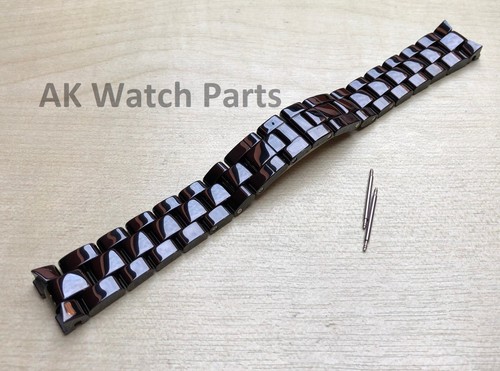 19mm Spare Black Ceramic Strap Fits 