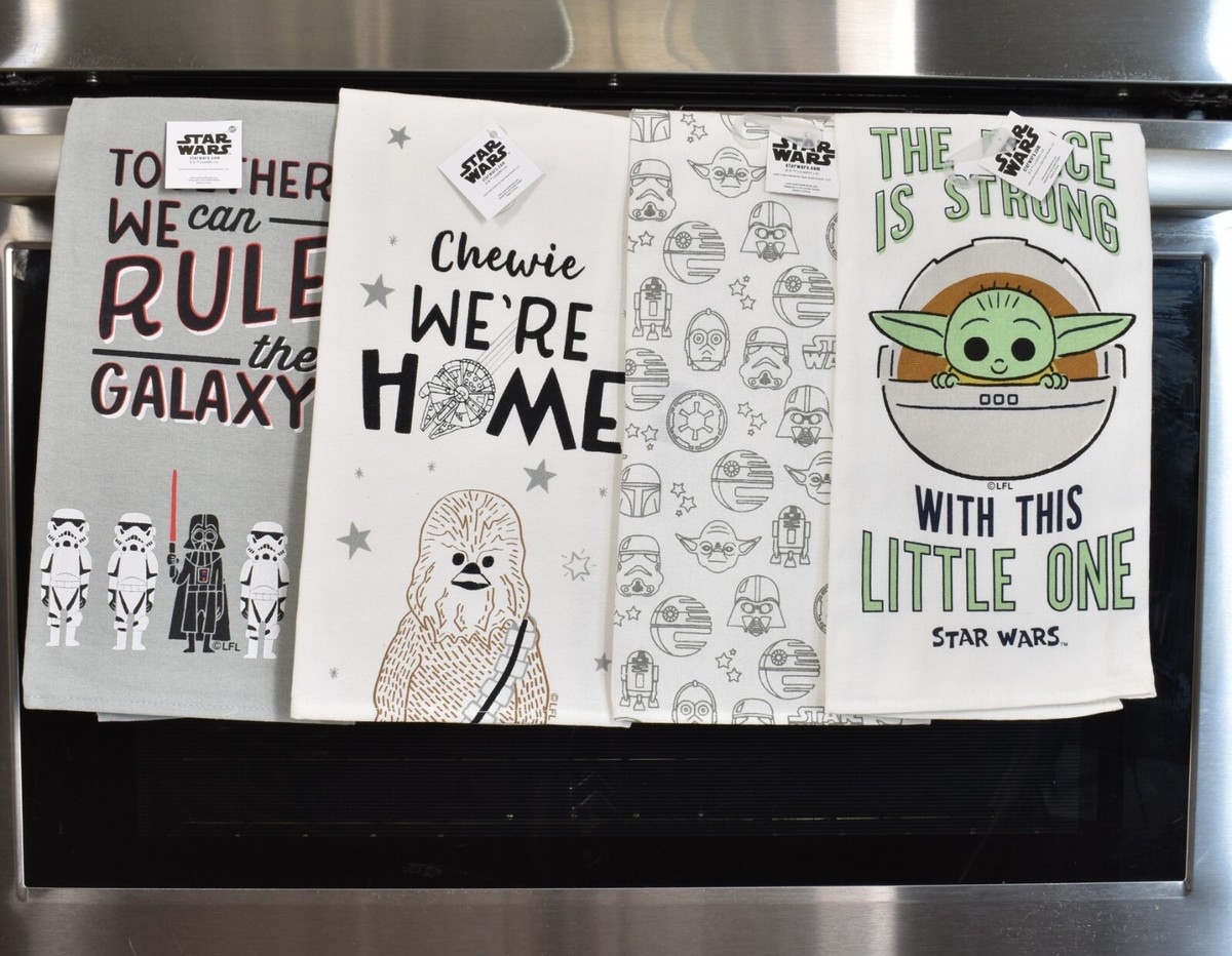 Star Wars Kitchen Towels Variety Pack-Darth Vader/Chewbacca/Icons/Child-Set  of