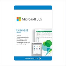Microsoft 365 Business Standard with Teams PC/Mac - 1 Year Subscription ESD 