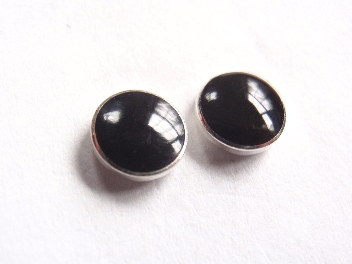 SILVER925 ONYX STUD EARRINGS /シルバー/ピアス シルバー925 一粒ピアス スタッドピアス キラキラ ストーン