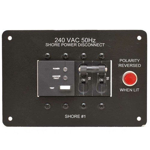Crownline Boat Shore Power Breaker Panel 44287 Euro 240V AC / 50 Hz