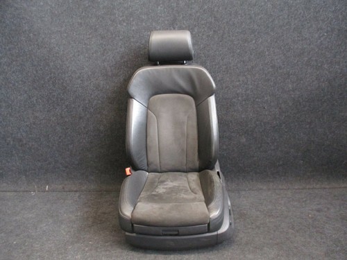 LEDER Alcantara Fahrersitz Audi Q7 4L Sportsitz Sitz Ausstattung schwarz