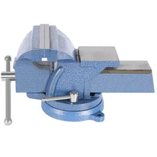 6" Mechanic Bench Vise Table Top Clamp Press Locking Swivel Base Heavy Duty US