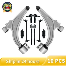 10Pcs Front Control Arm Kit Ball Joints Sway Bar Tie Rod for 2011-15 Chevy Cruze