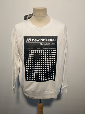 new balance Pullover weiß Gr. M