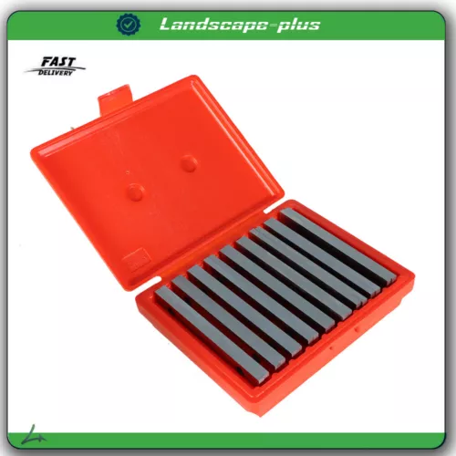 Steel Parallel Set 9 Pair 18Pcs 1/4 inch Thick 6 inch Long 0.0002 inch Precision