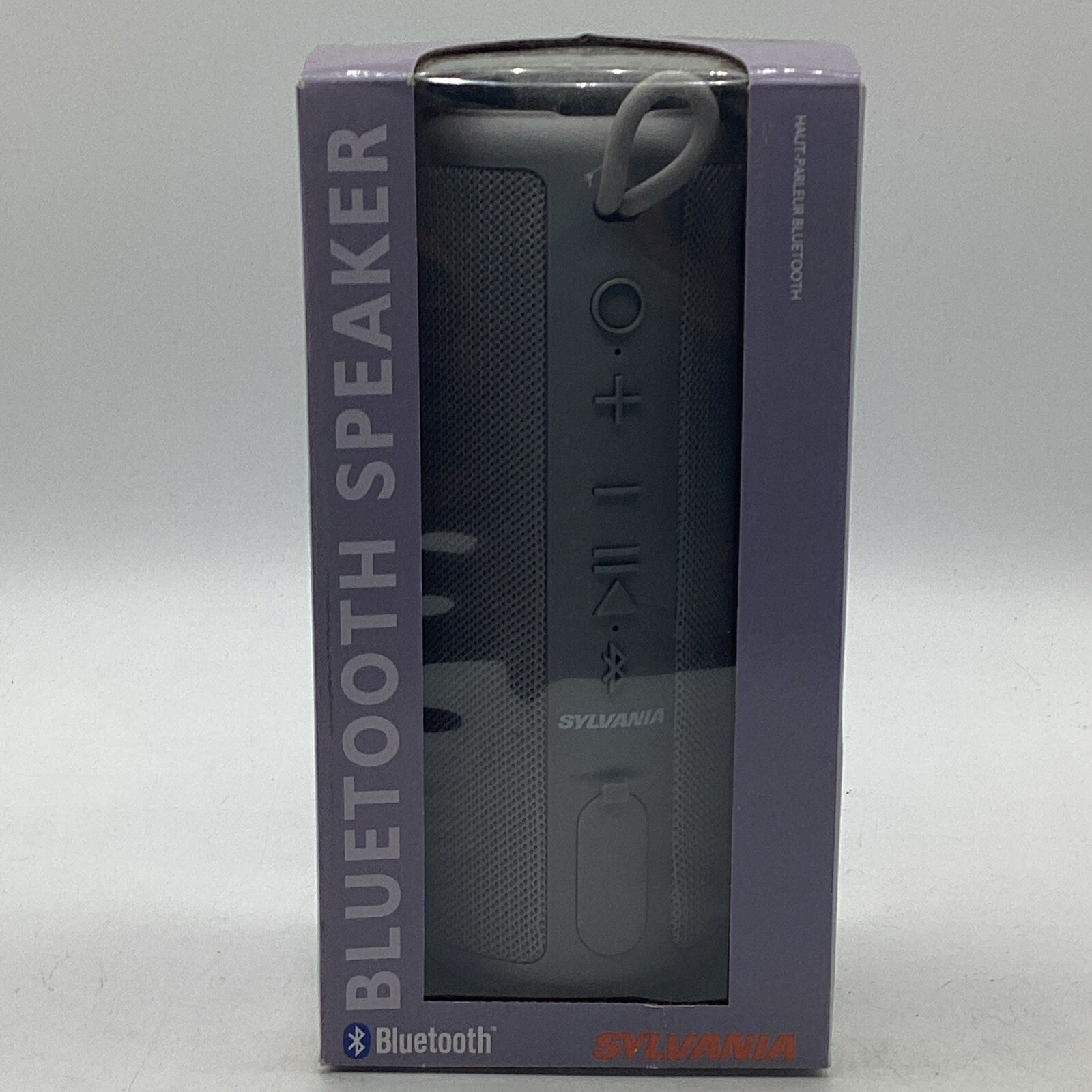 Sylvania IPX4 Waterproof Bluetooth Speaker in Monument Gray - New Sealed-image