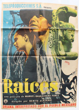 Vtg Mexican Movie Poster 1955 RAICES (Beatriz Flores / Juan De La) Art By Renau