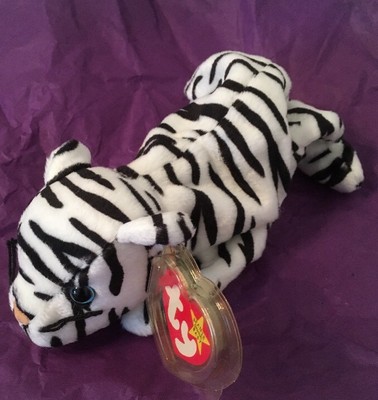 ty beanie baby blizzard white tiger