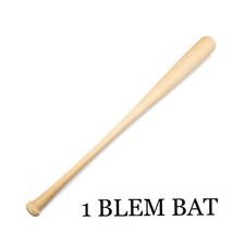 1 Wooden Baseball Bat Blem Bat Hard Rock Maple Free Shipping 