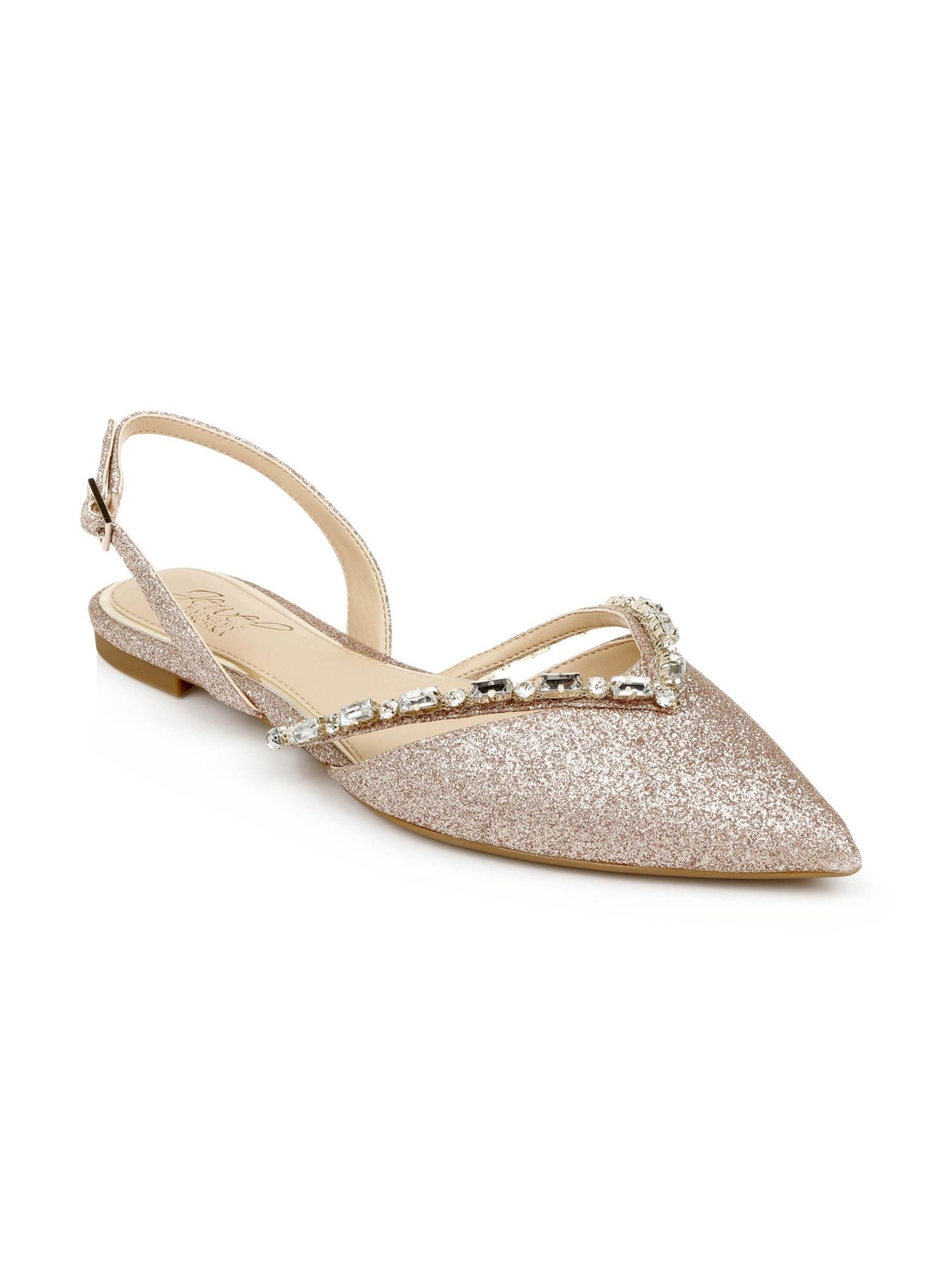 Женские розовые туфли с ремешком на пятке JEWEL BADGLEY MISCHKA Gem Camden с острым носком 9 12090₽