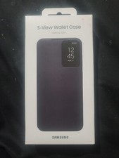 GENUINE Samsung S-View Wallet Case For Galaxy S24 PLUS EF-ZS926 Black NEW