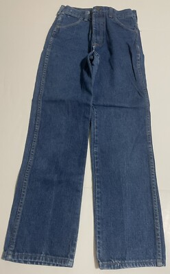 Rustler Women's Blue Jeans Mid Cotton R42BSWR 6428 Regular Size14R 24 x 25.5