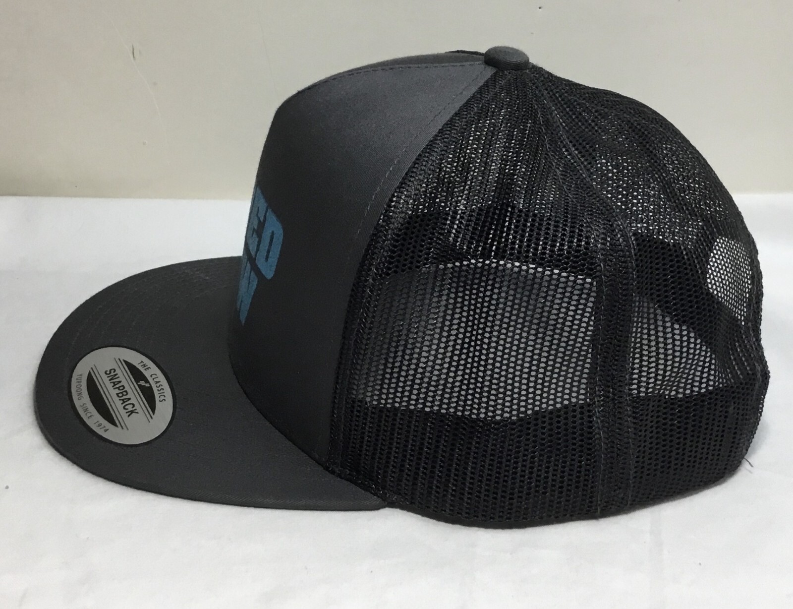 Ripped Crew mesh snapback adjustable cap, gray, b… - image 2