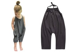 Toddler Baby Girl Clothes Summer Romper Sleeveless Short Jumpsuit Pants With Poc