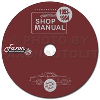 1953 1954 Studebaker Auto Shop Manuell Cd Service Meister Commander Land Cruiser