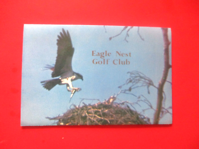 vtg Golf Scorecard EAGLE NEST GOLF CLUB gc Myrtle Beach SC