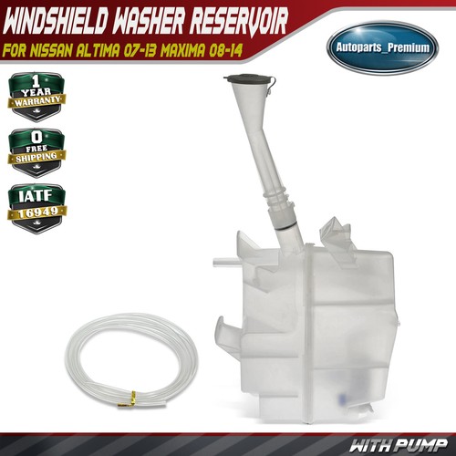 Windshield Washer Reservoir For Honda Fit 2015-2020 - Includes Cap, Pump, Hose, Filler Neck & Bracket