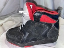 VTG 90S KIDS 13 ROOS WHACK JORDANS 7 BLACK RED SNEAKER SHOE