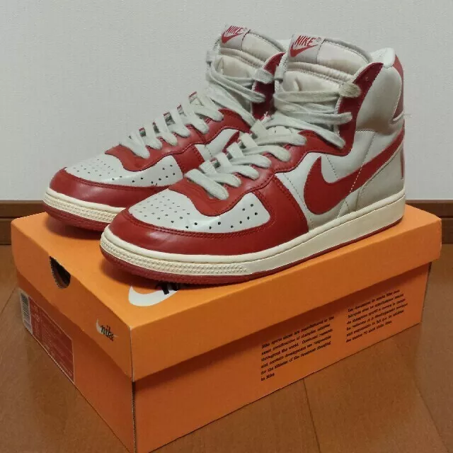 NIKE TERMINATOR HIGH VNTG 2008 LIGHT BONE/BRICKHOUSE-SAIL 318677 061 US 11 JPN