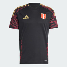 Jersey Peru Away Official Black - AEROREADY ADIDAS 2024-2025