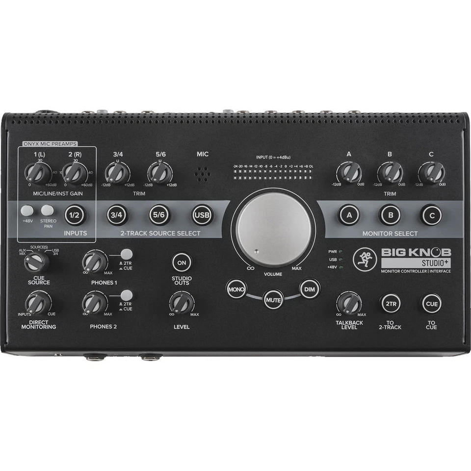 Mackie Big Knob Studio Plus Studio Monitor Controller w/ Headphone & Cable - Image 3 of 4