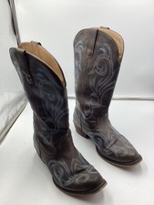 Roper Riley Embroidery Size 10 Cowboy  Womens Brown Casual Boots 09-021-1566-2