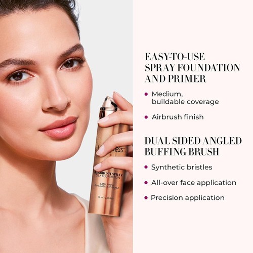 Flawless Airbrush Finish: Silk Foundation & Hydrating Primer for All Skin Types - Picture 5 of 11