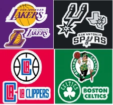 Brand New NBA All Teams Team ProMark Die-Cut Decal Stickers 3-Pack