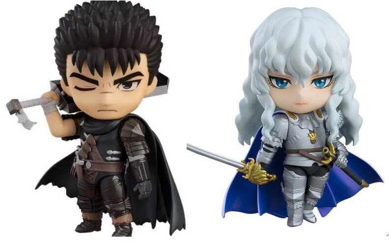 Cutie1 GUTS & GRIFFITH フィギュアセット Nendoroid Berserk Griffith & Guts Figure Set of 2 Good Smile