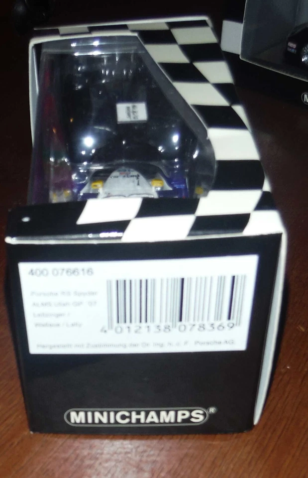 MINICHAMPS 1/43 PORSCHE RS SPYDER # 16 ALMS UTAH GP 2007 - Imagem 2 de 2