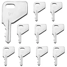 10PCS Replacement Ignition Key 3095  for Kubota L M Series Tractors, 35260-31852