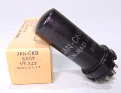 Philco 6AG7 Tube New (New Old Stock) Metal 6AG7M VT-247 JAN-CKR Tested 100%