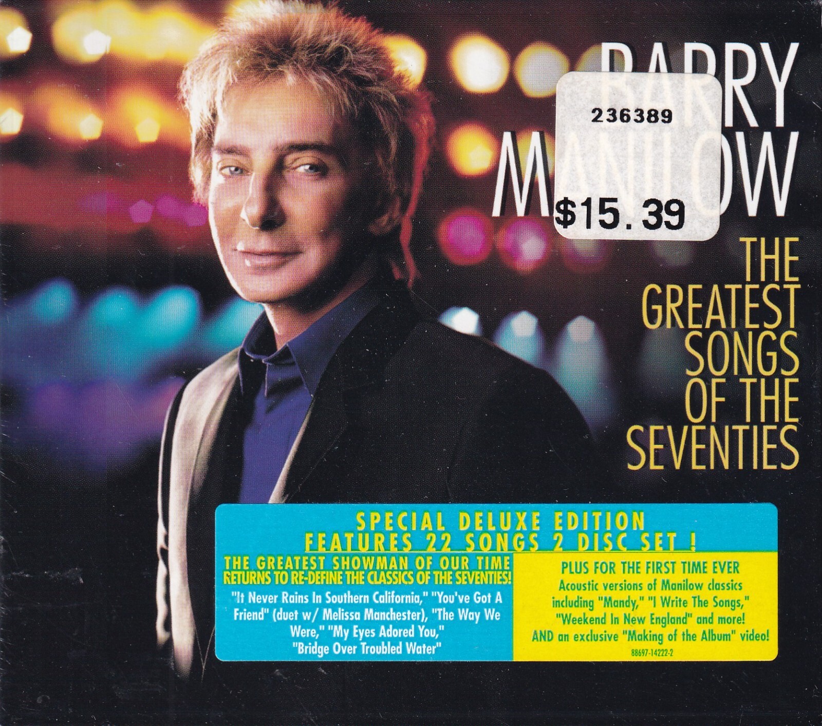 CD: BARRY MANILOW - The Greatest Songs Of The Seventies (NEW) | eBay