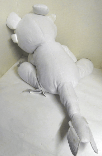 Build A Bear Plush How To Train Your Dragon White Light Fury Glitter Body - Picture 3 of 6