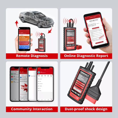 2025 Thinkdiag 2 Car Diagnostic Tool All System All Software OBD2 Scanner CAN-FD - Picture 10 of 12
