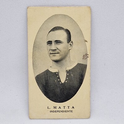 L. MATTA TEAM INDEPENDENT 1936 SOCCER CARD N°50