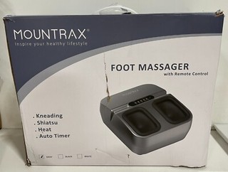 Mountrax Foot Massager with Remote Control | FM 001 | Grey