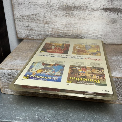 Vintage Disney's Musical Treasure Chest Four Album Length Cassettes