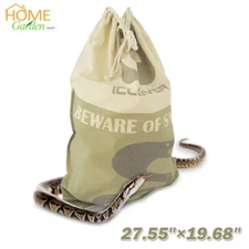 Heavy Duty Snake Reptile Bag Large Drawstring Sack Moving Catching Hunting Pouch