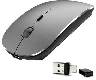 Rechargeable 4 Modes Bluetooth Mouse/Bluetooth 3.0/5.2+USB-2.4G/Type-C,Wireless