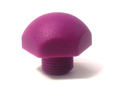 Purple Toe Plugs for Roller Skates Derby Dance Rhythm Jam Pair 5/8 Stem