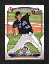 2023 Bowman Draft - Austin Troesser 1st Bowman #BD-176 Mets Prospect