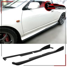 Fits 02-06 Acura Rsx Dc5 Cs Style Unpainted Side Skirts Extension Panel Pu 2pcs Fits 02-06 Acura Rsx Dc5 Cs Style Unpainted Side Skirts Extension Panel Pu 2pcs