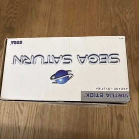 Sega Saturn Virtua Stick Joystick Controller MK-80112 Open Box, Reg Card, Tested