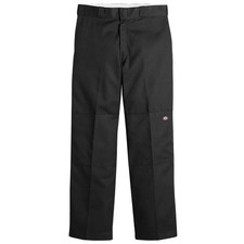 Dickies Twill Work Pants Mens 30x30 Black Loose Fit Straight Leg 85283BK