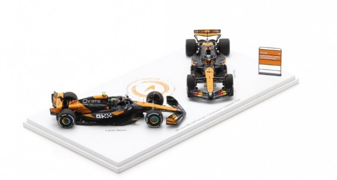 McLaren MCL38 Spark F1 Coffret Prestige Champion Constructeur 2024