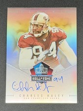 Charles Haley 2024 Panini Hall Of Fame Signatures /50 - 49ers HOF Autograph