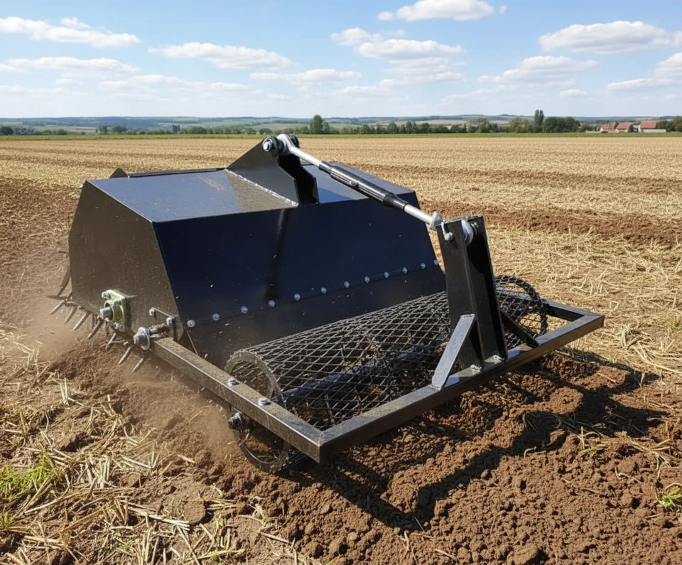 Neuer Mini-Radlader MS-L116 mit Bodenfräse & Krümelwalze - Bild 2 von 4