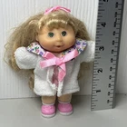 Vintage Mattel 1995 Cabbage Patch Kids Mini Dolls 4.5" Sculpture Soft  Body 12Cm